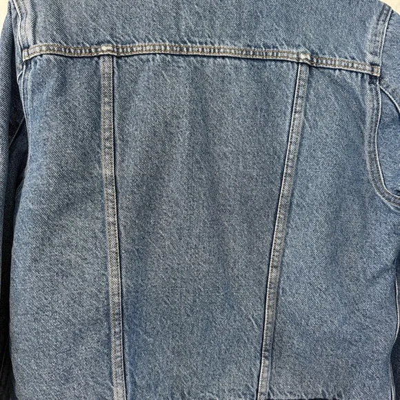 Levi’s Blue Denim Sherpa Jacket - Picture 7 of 9
